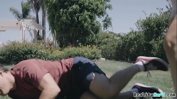 Sexy big booty blonde suck her injured friend hard dick and get fucked hard from behind – Anna Claire Clouds, Robby Apples
