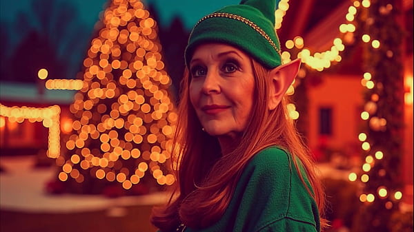 Granny Carmen Claus: My Favorite Christmas Fuck & Creampie