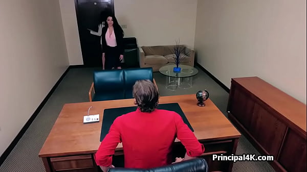 Threeway with the busty vice principal and Latina secretary