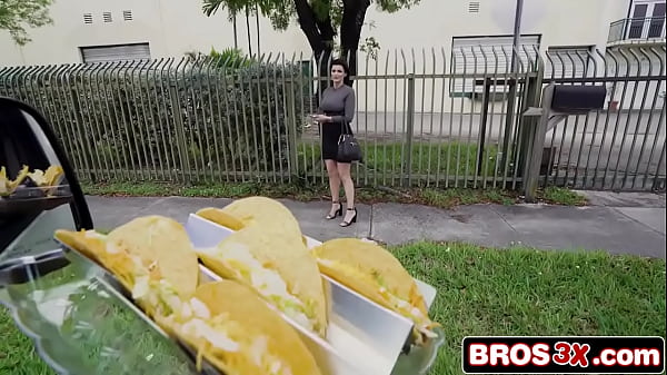 Cash Lured Brunette Latina into Bang Bus for a Screaming Good Time